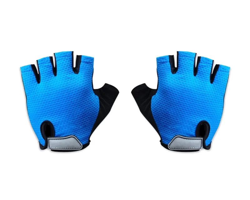 1 Pair Outdoor Sports Gloves Breathable Cycling Fingerless Gloves