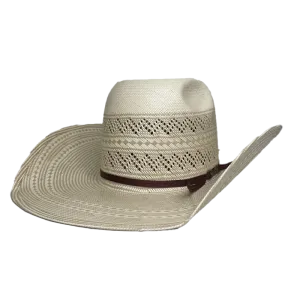 American Hat Company® Vented Ivory Straw Hat 6900-2CCHOC