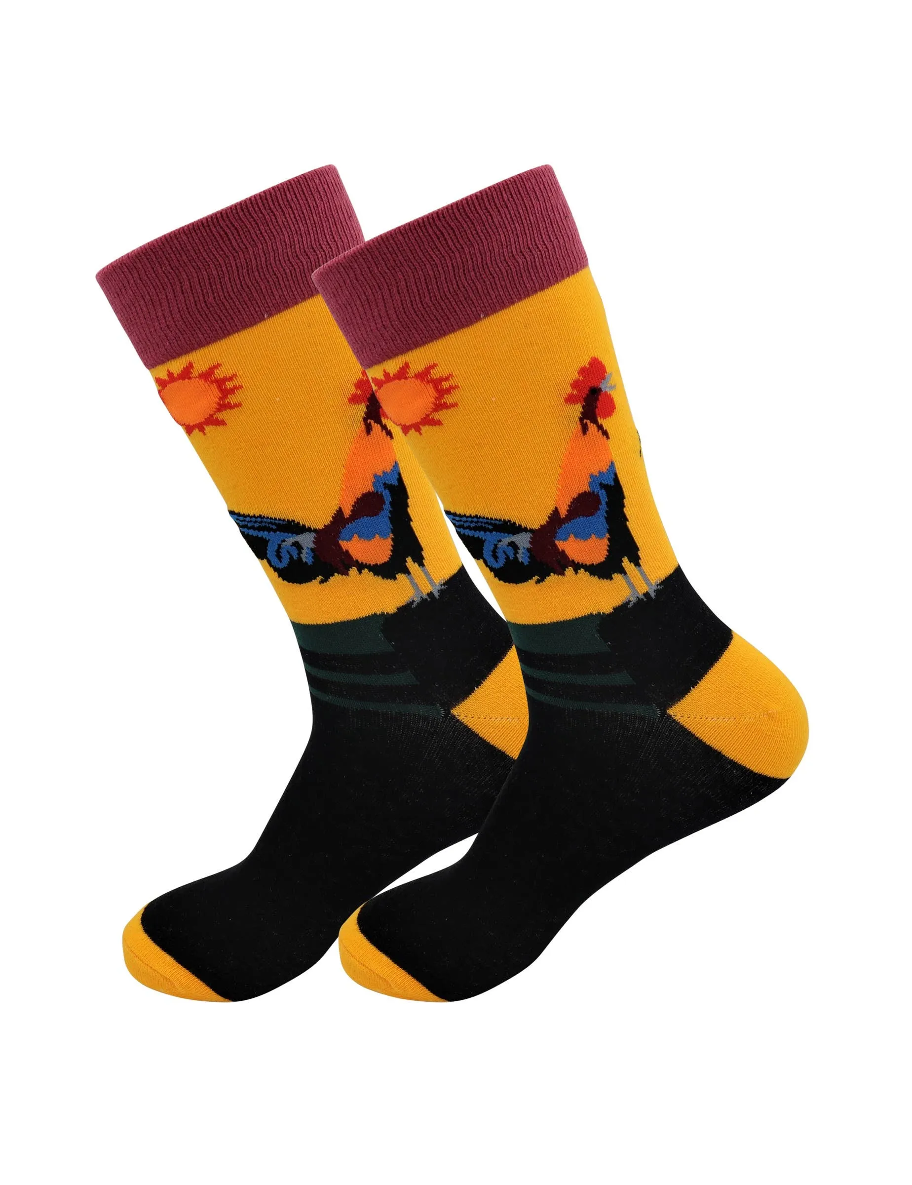 Animal Socks – Rooster, Pig, Cow, Panda, Sheep - Fun Socks