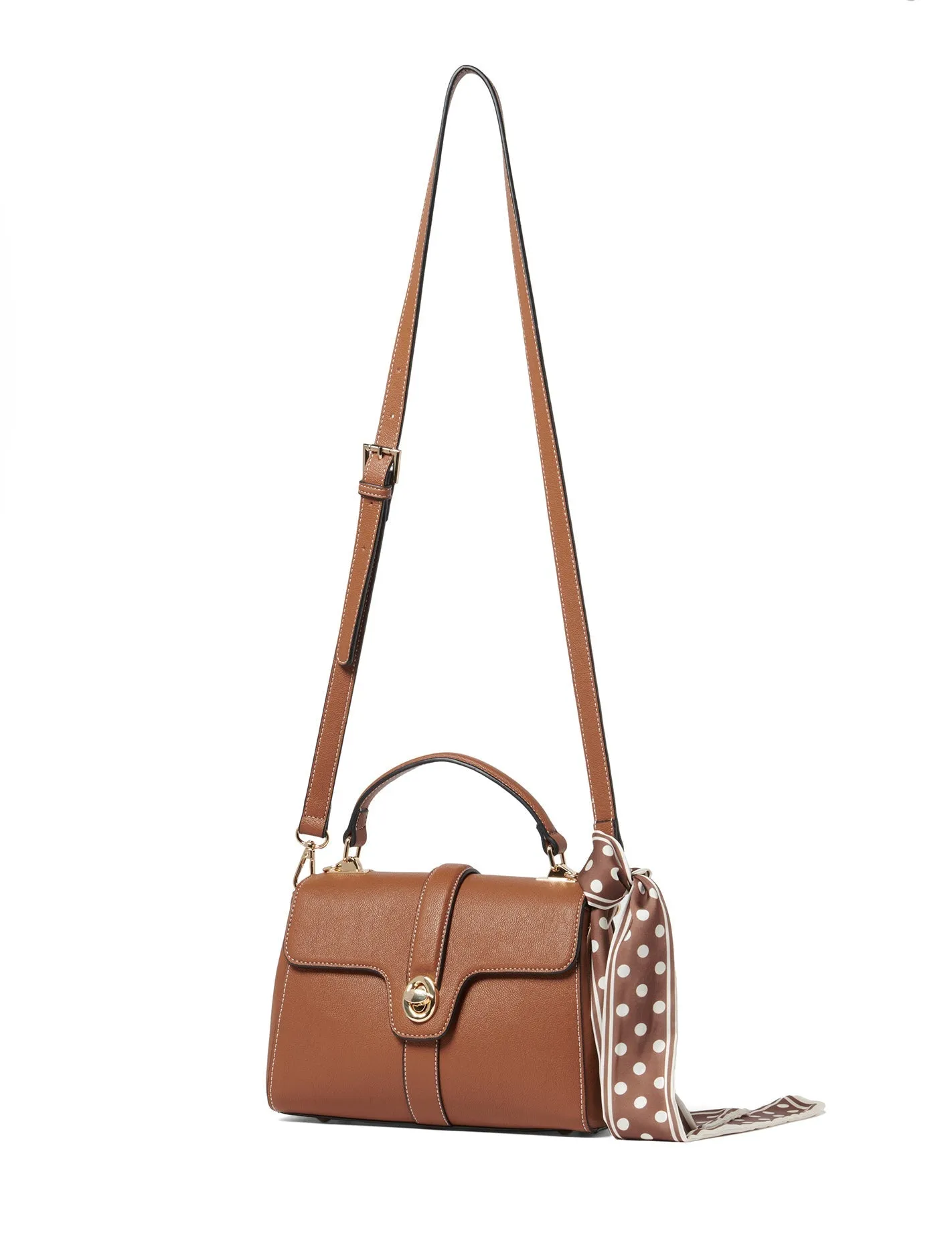 Aubree Lock Top Handle Bag