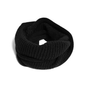 Baby Knit Infinity Scarf Toddler Neck Warmer | Black