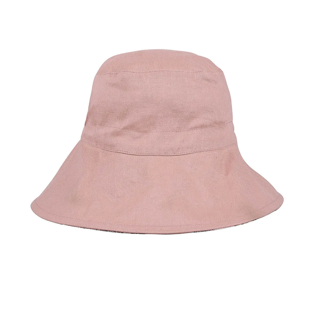 Bedhead Vacationer Reversible Adult Sun Hat - Poppy / Rosa