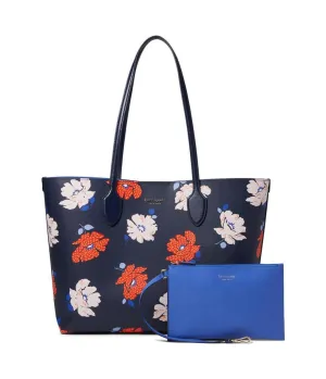 Bleecker Dotty Floral Printed Pvc Large Tote