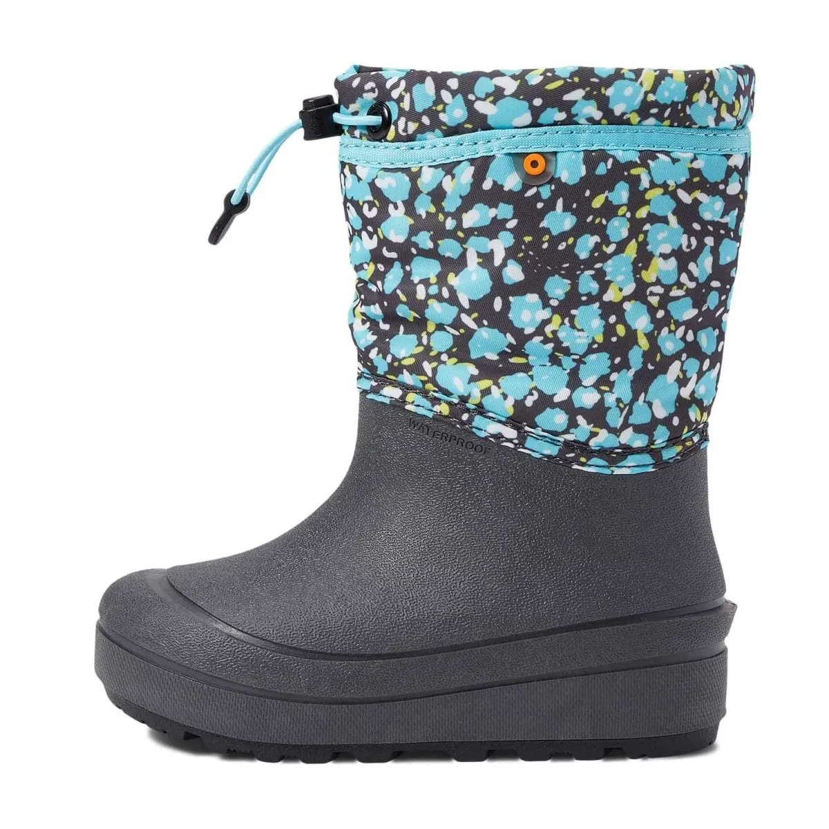 Bogs Kids Snow Shell Dark Grey Multi Waterproof