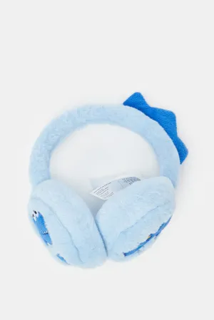 Boys Blue Dino Embellished Earmuff