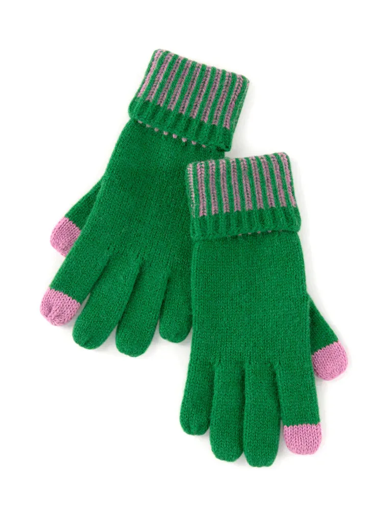 Christie Touchscreen Green Gloves