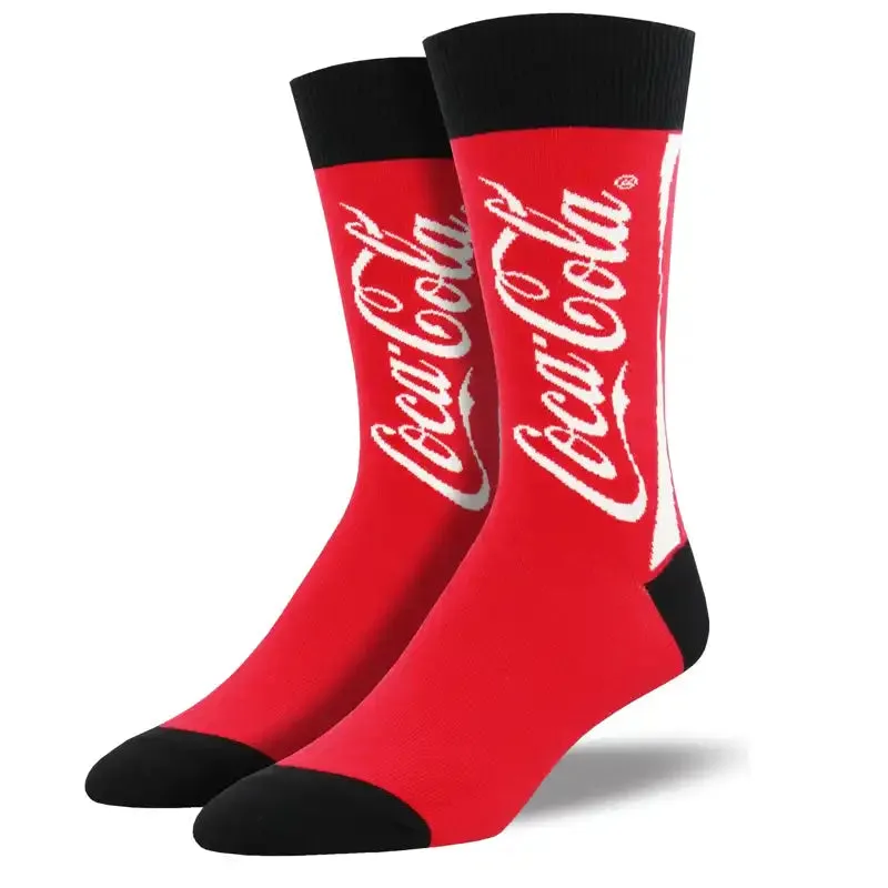 'Coca Cola' Men's Printed Socks