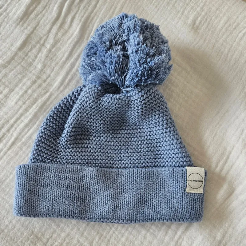 Cotton Knit Baby Hats