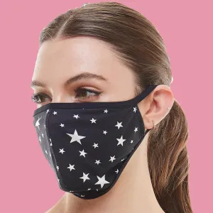 fashion washable reusable breathable fabric ear loop fabric face masks