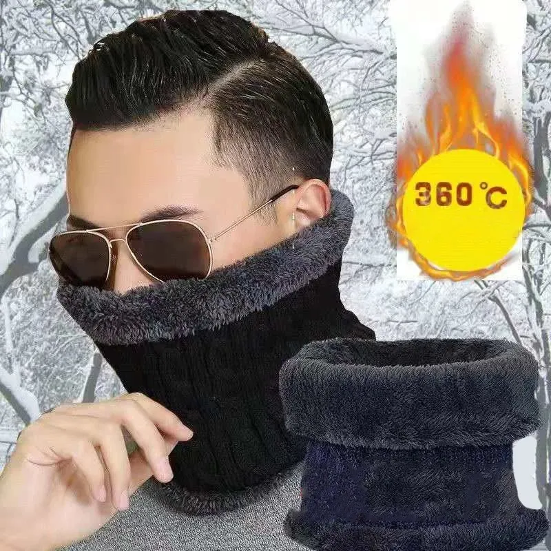 Fleece Elastic Neck Warmer Scarf Mask - SF2015