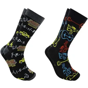 Friends TV Show 2-Pack Men Crew Socks