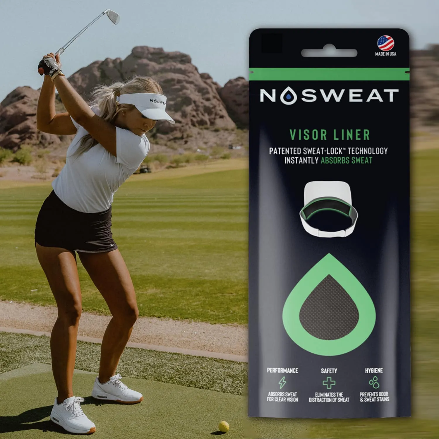 Golf Sweat Liners by NoSweat