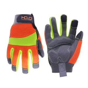 Handlandy Men Work Gloves Reflective Anti Vibration Breathable 5805