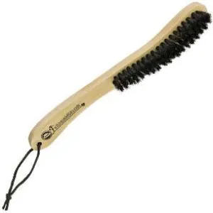 Hat Brush - Natural Soft Black Bristles for Wool and Fur