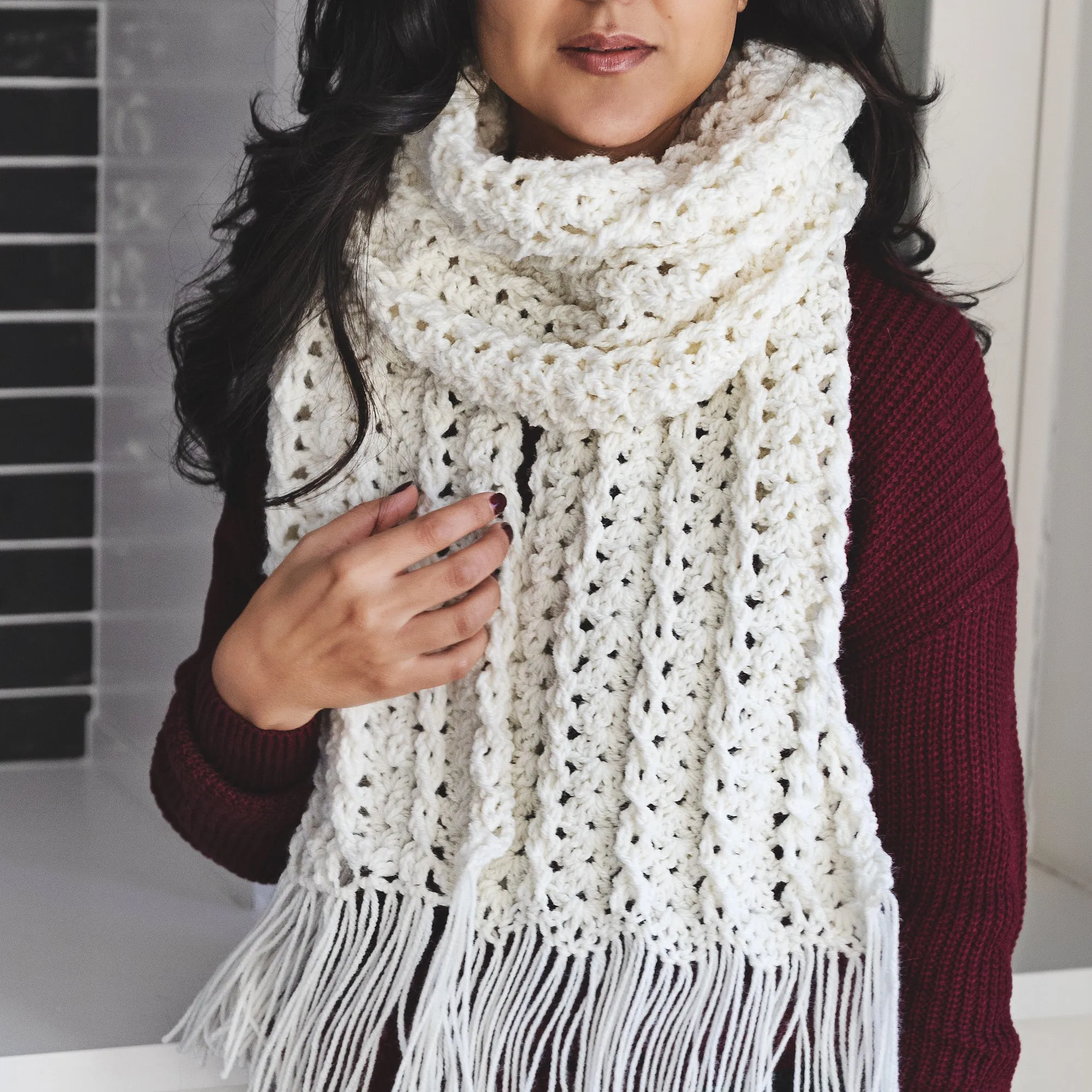 Hibernate Winter Scarf Crochet Pattern