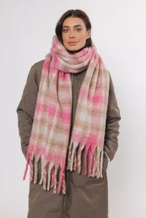 Hipke Scarf Twig Magneta