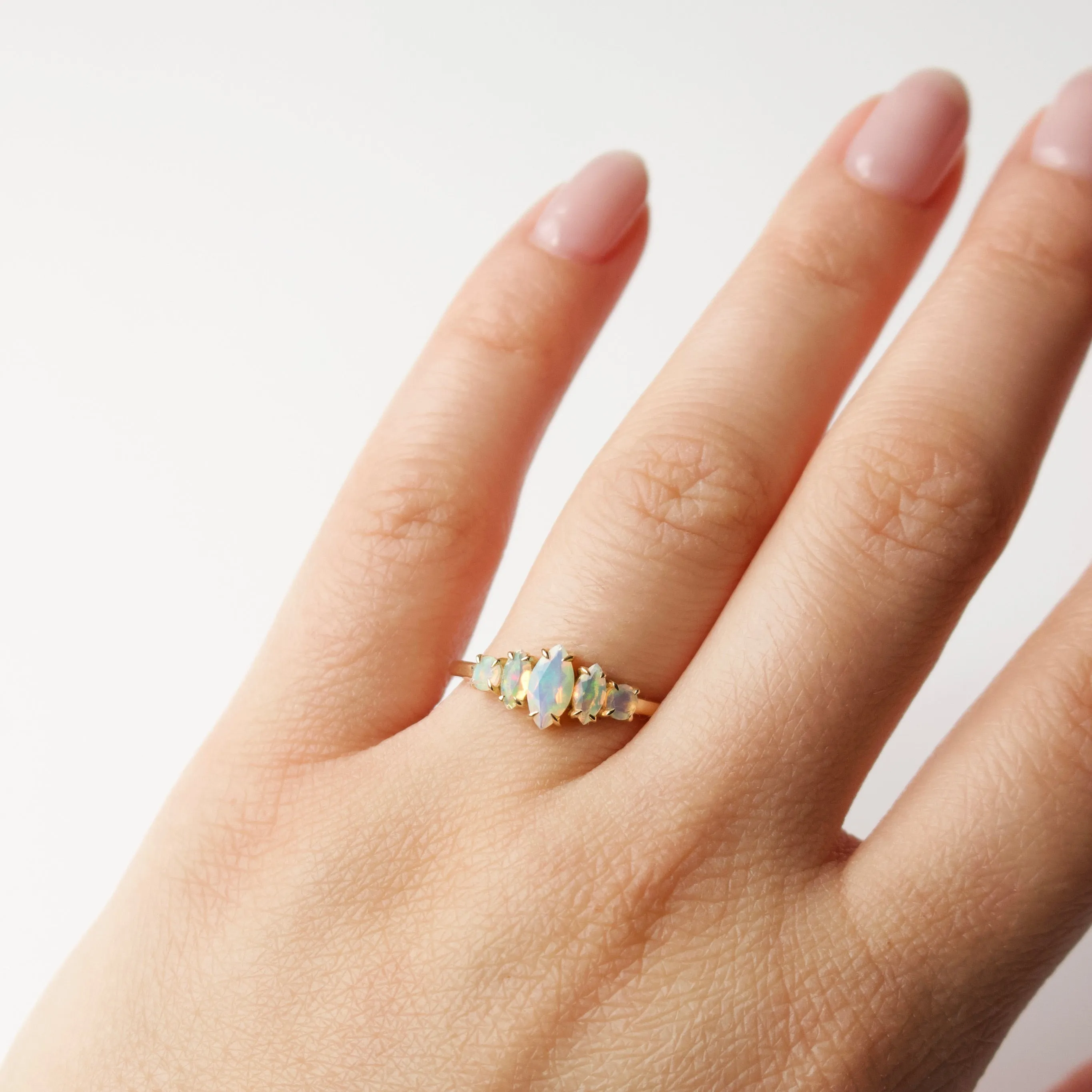 Hope Opal Marquise Ring