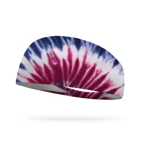 Independence Tie Dye Performance Wicking Headband