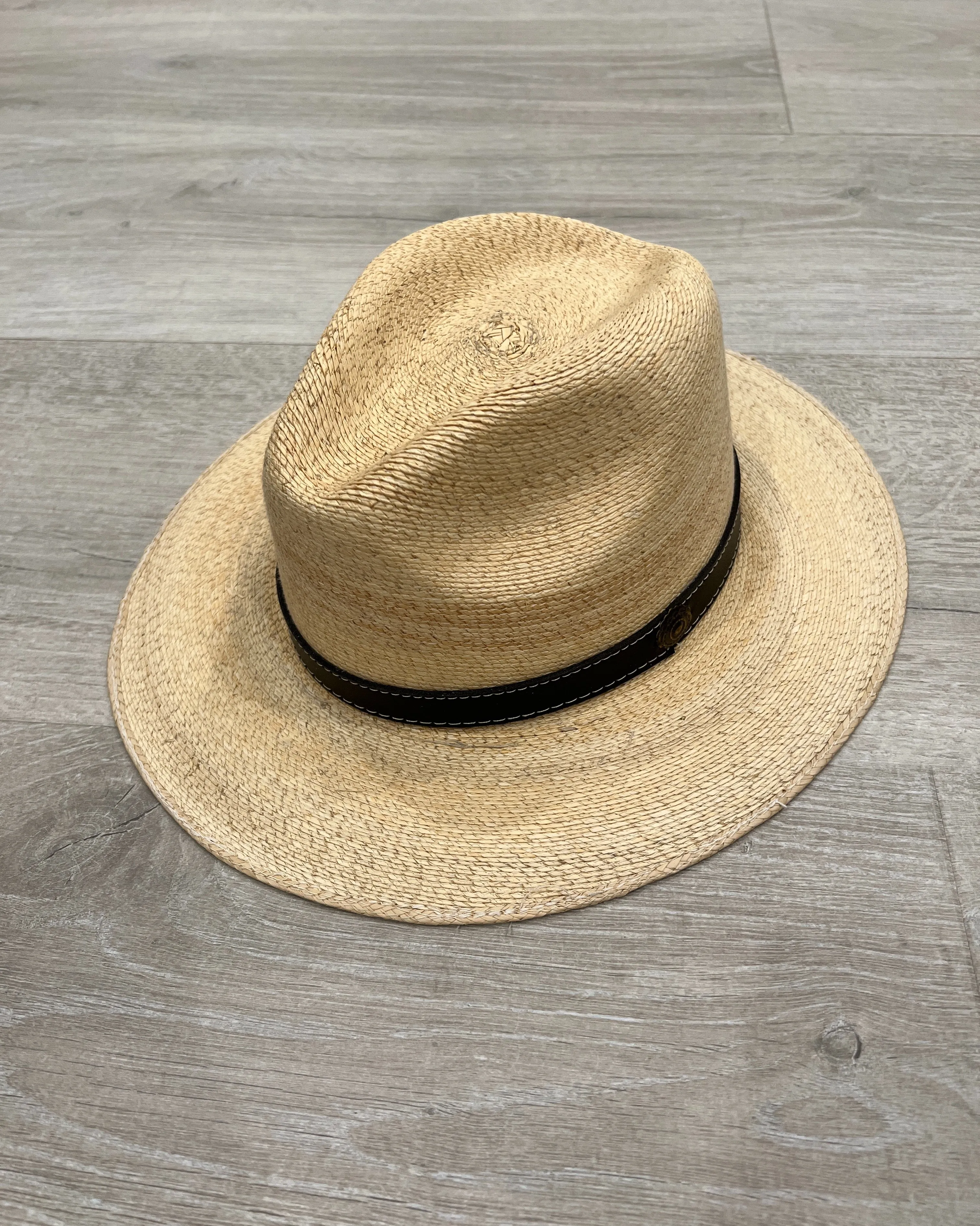 Kids Marley Palm Leaf Fedora