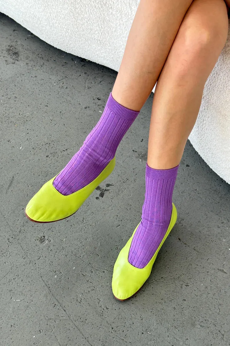 Le Bon Shoppe Her Violet Socks