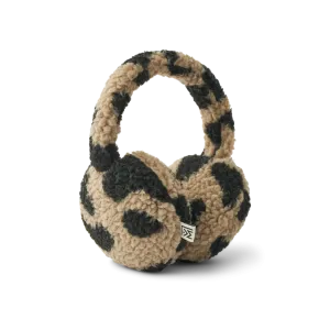 Liewood Albero Pile Ear Warmers | Mega Leo /Oat mix