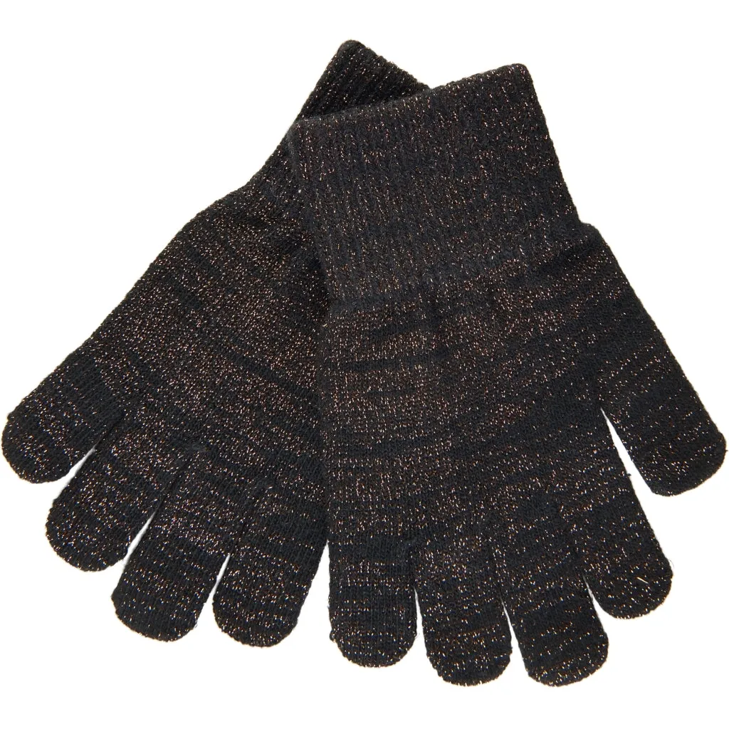 MAGIC Knitted Gloves Glitter 3 Pack - Dark Mink-Black-Antrazite