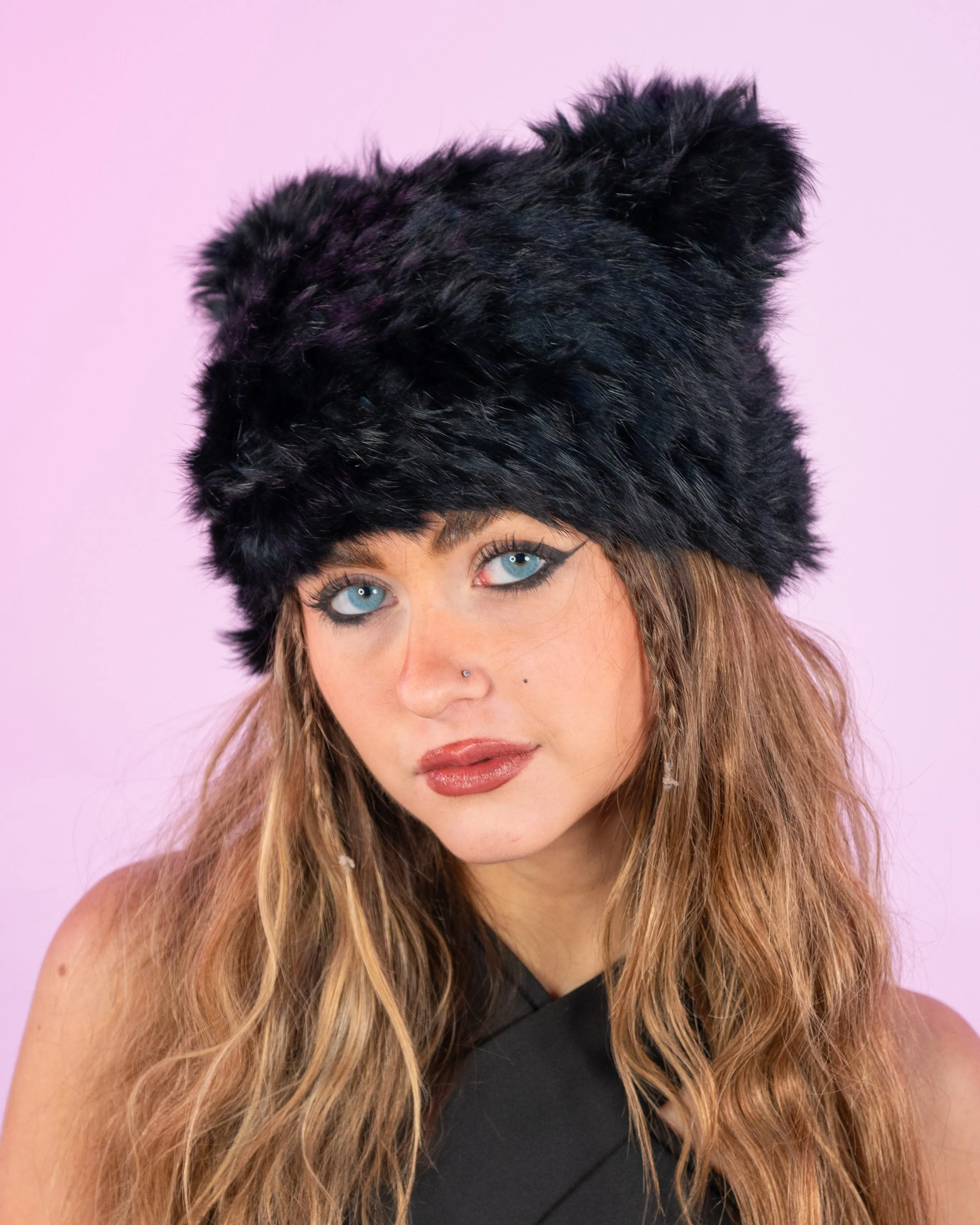 Plushy Animal Ear Fuzzy Headband