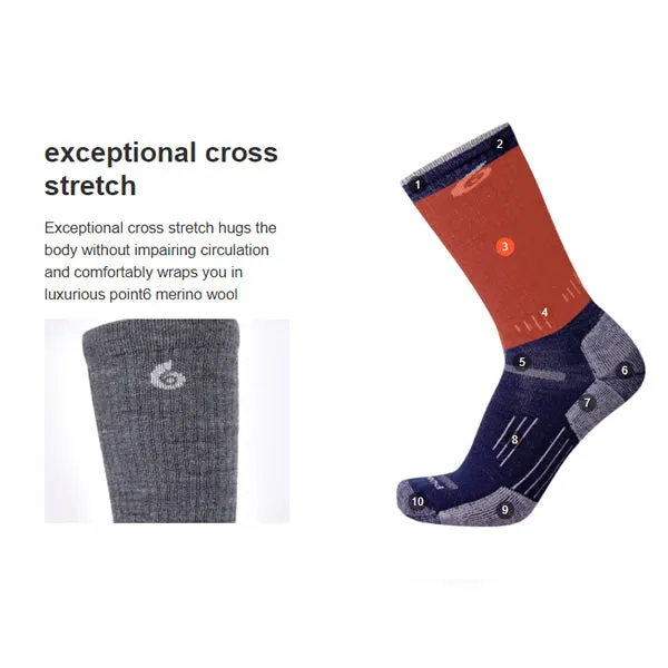 Point6 Hiking Expedition Extra Heavy Mid-Calf Merino Sock