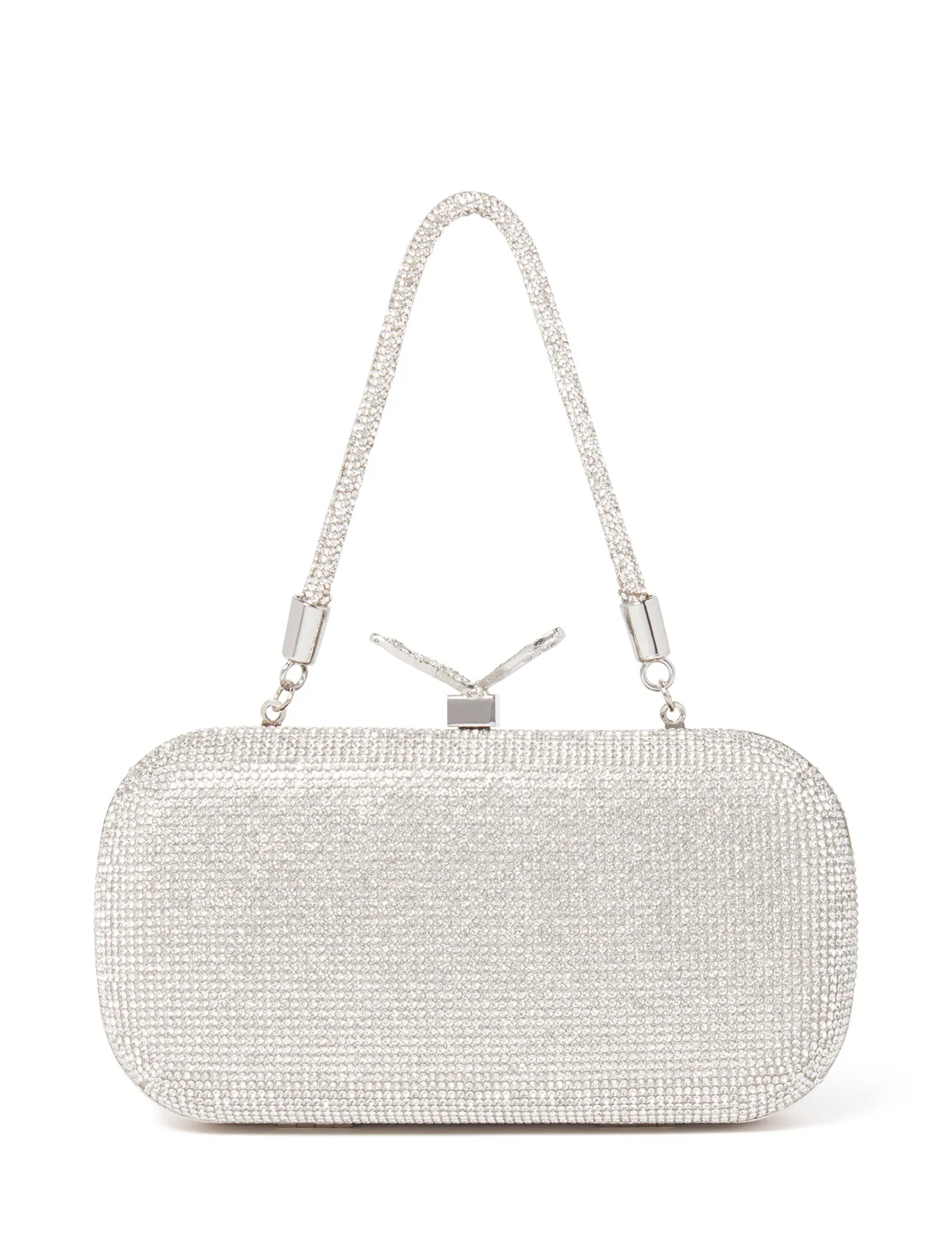 Poppy Sparkle Hardcase Clutch - Signature