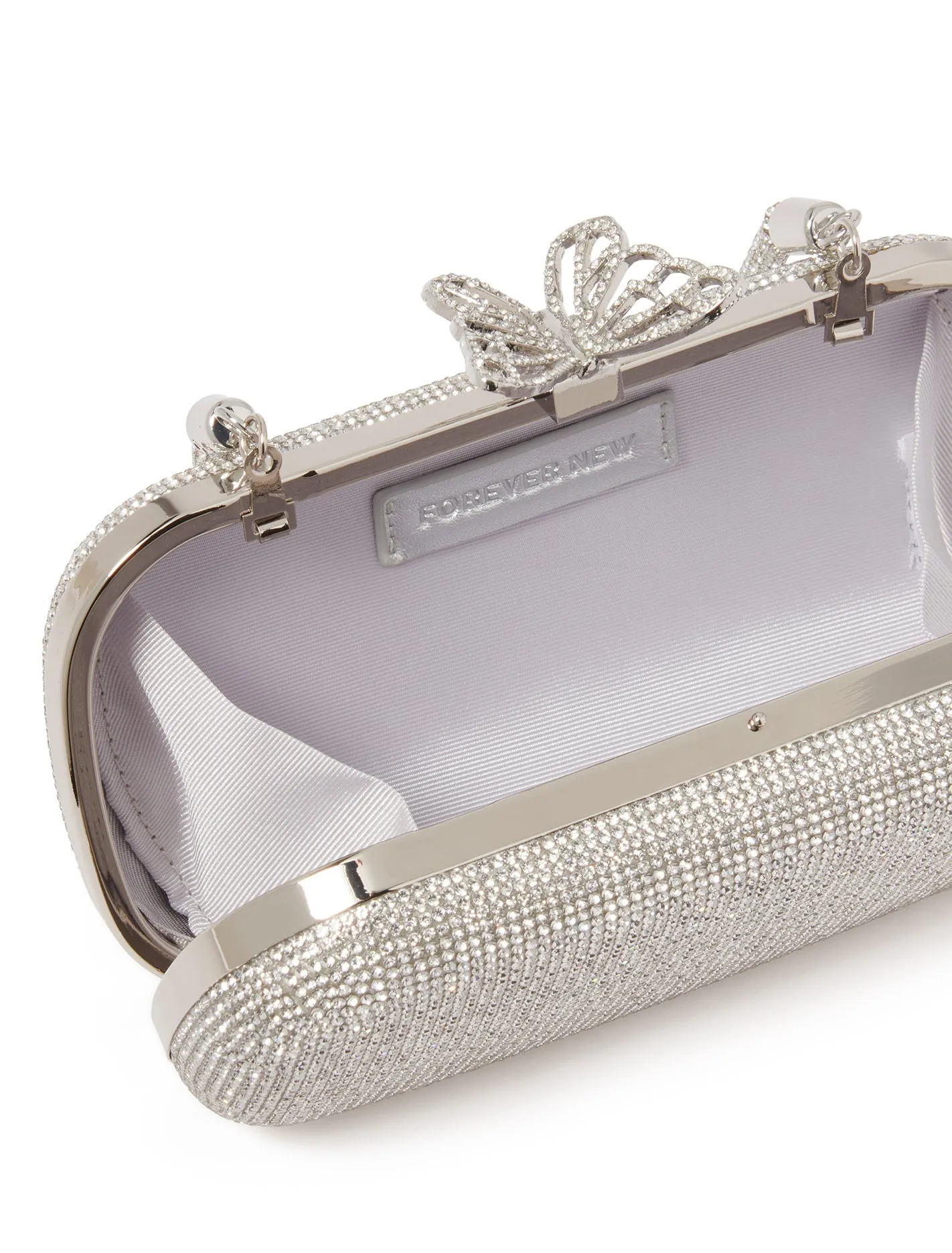 Poppy Sparkle Hardcase Clutch - Signature