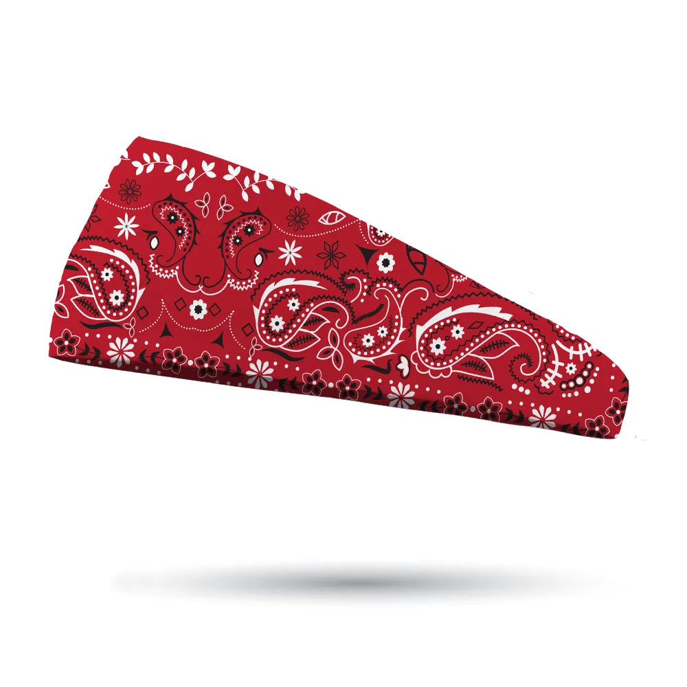 Red Bandana Performance Wicking Headband