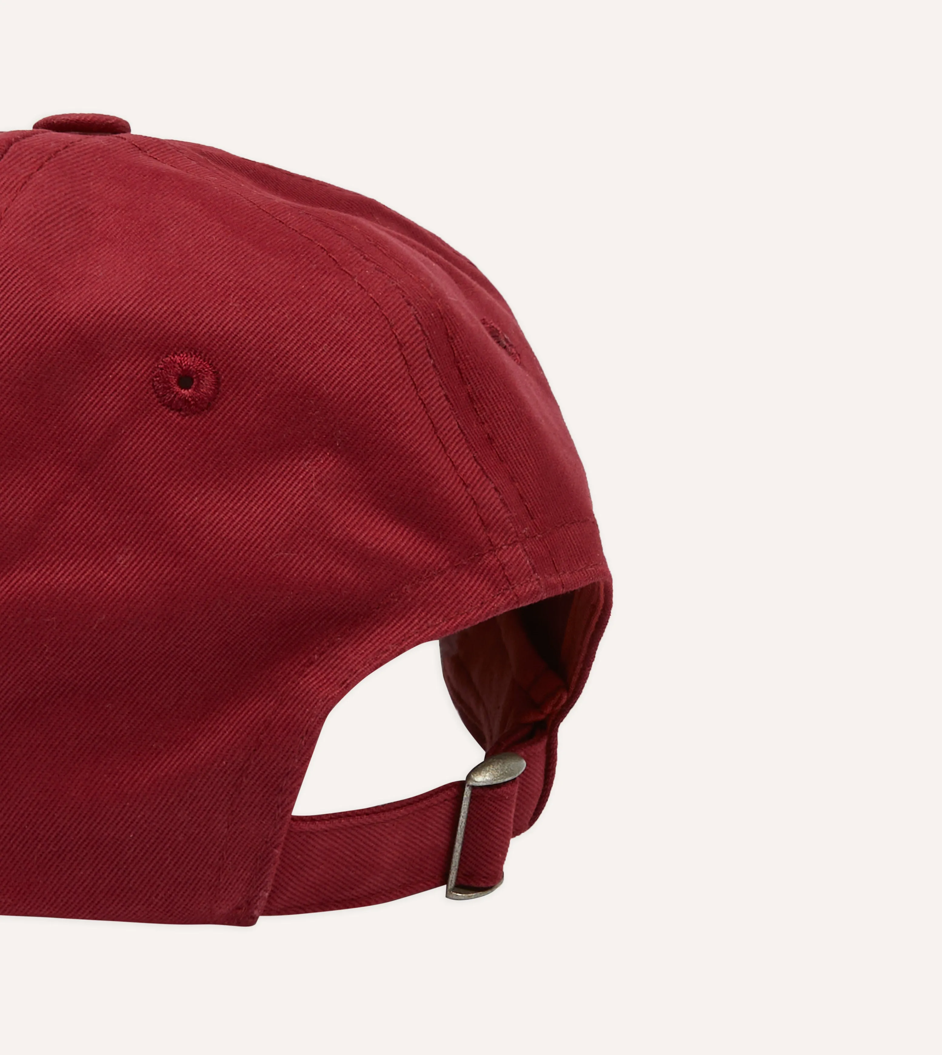 Red Soleil Cotton Twill Baseball Cap