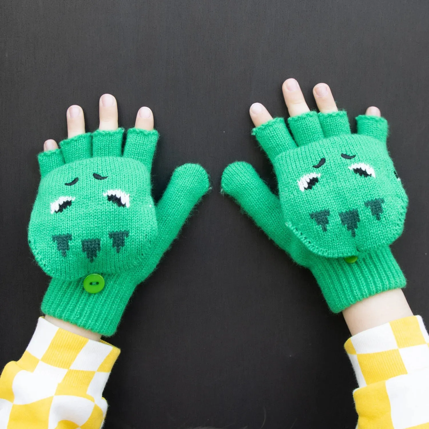 Rockahula T-Rex Knitted Gloves 3-6 Years