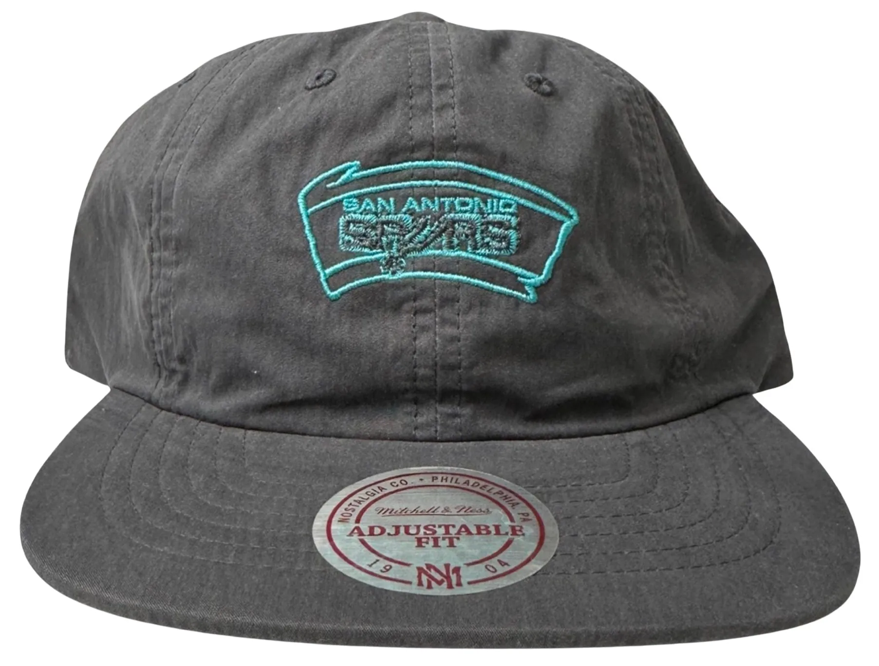 *San Antonio* soft shell buckleback hat by Mitchell & Ness