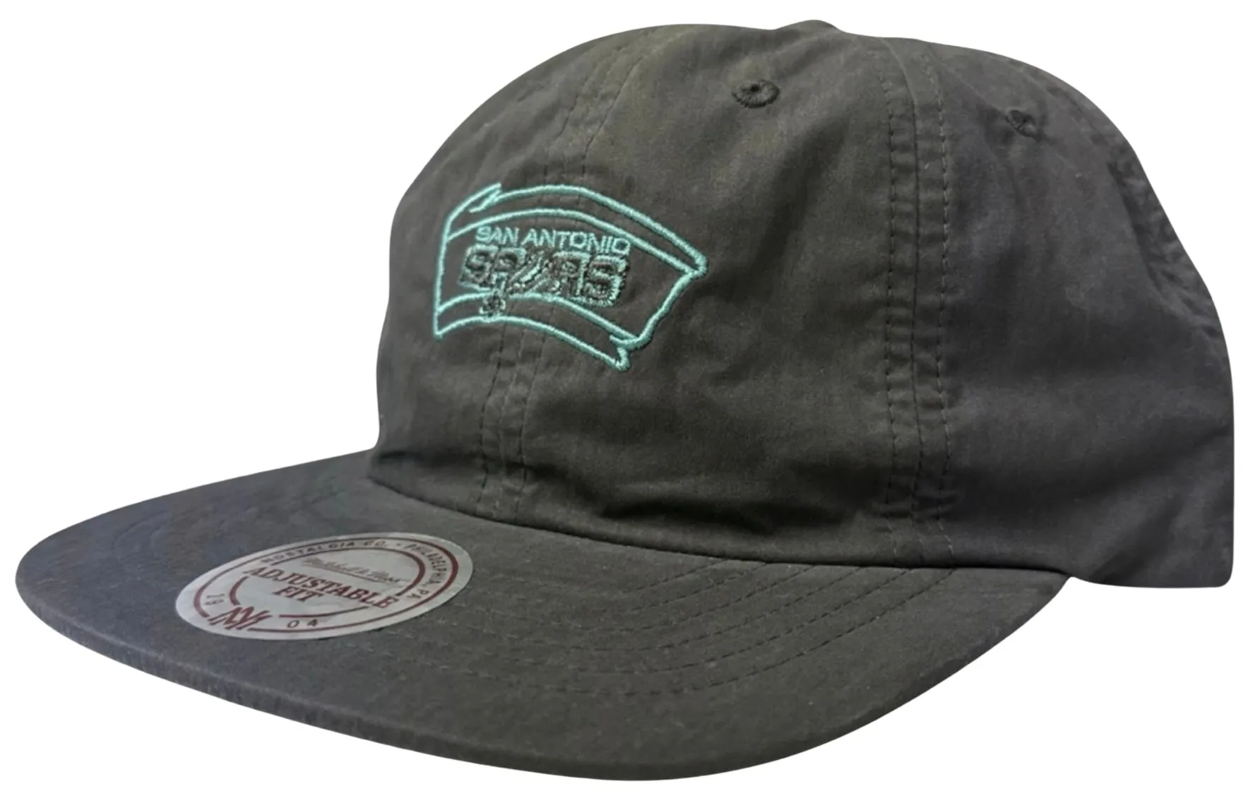 *San Antonio* soft shell buckleback hat by Mitchell & Ness