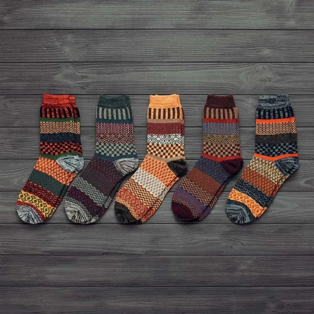 Stripe comfortable Wool Socks