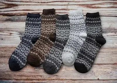 Stripe comfortable Wool Socks