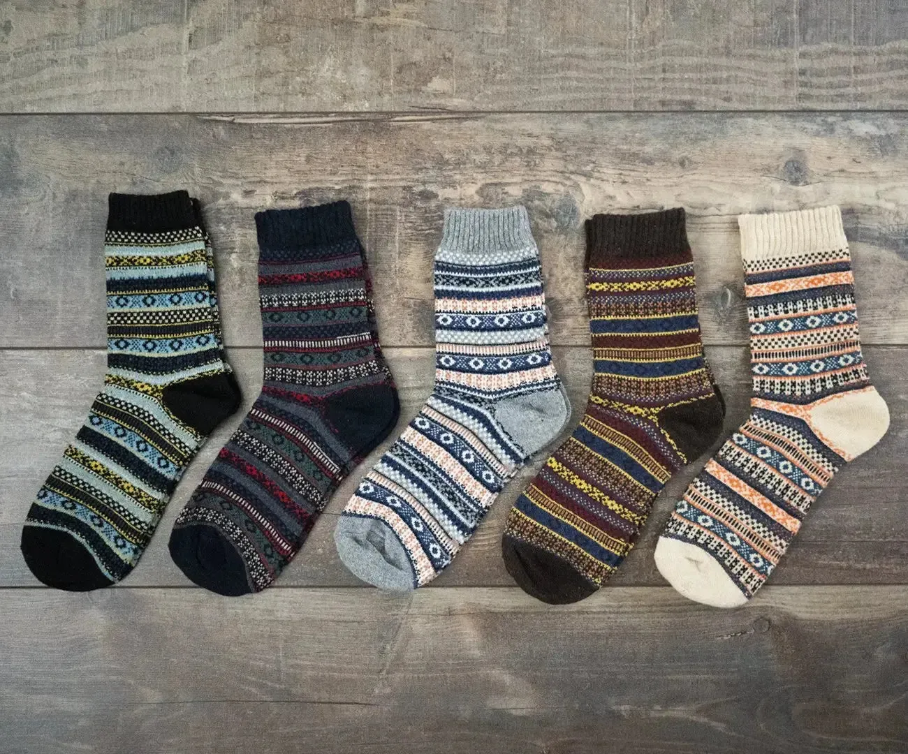 Stripe comfortable Wool Socks