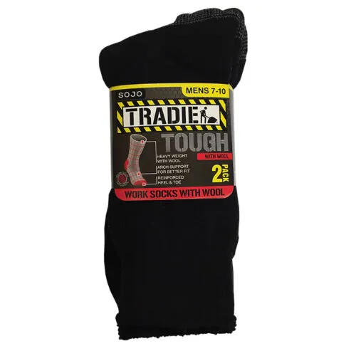 Tradie Wool Blend Sock 2pack