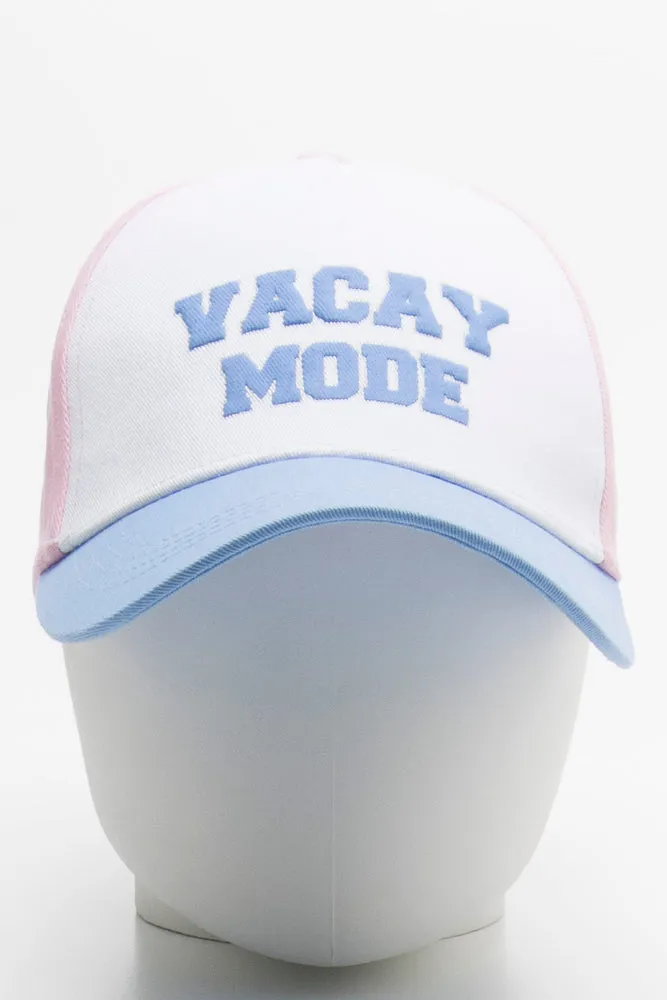 Vacay Peak Cap White