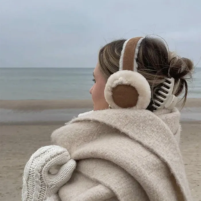 Warm Sheepskin Earmuffs