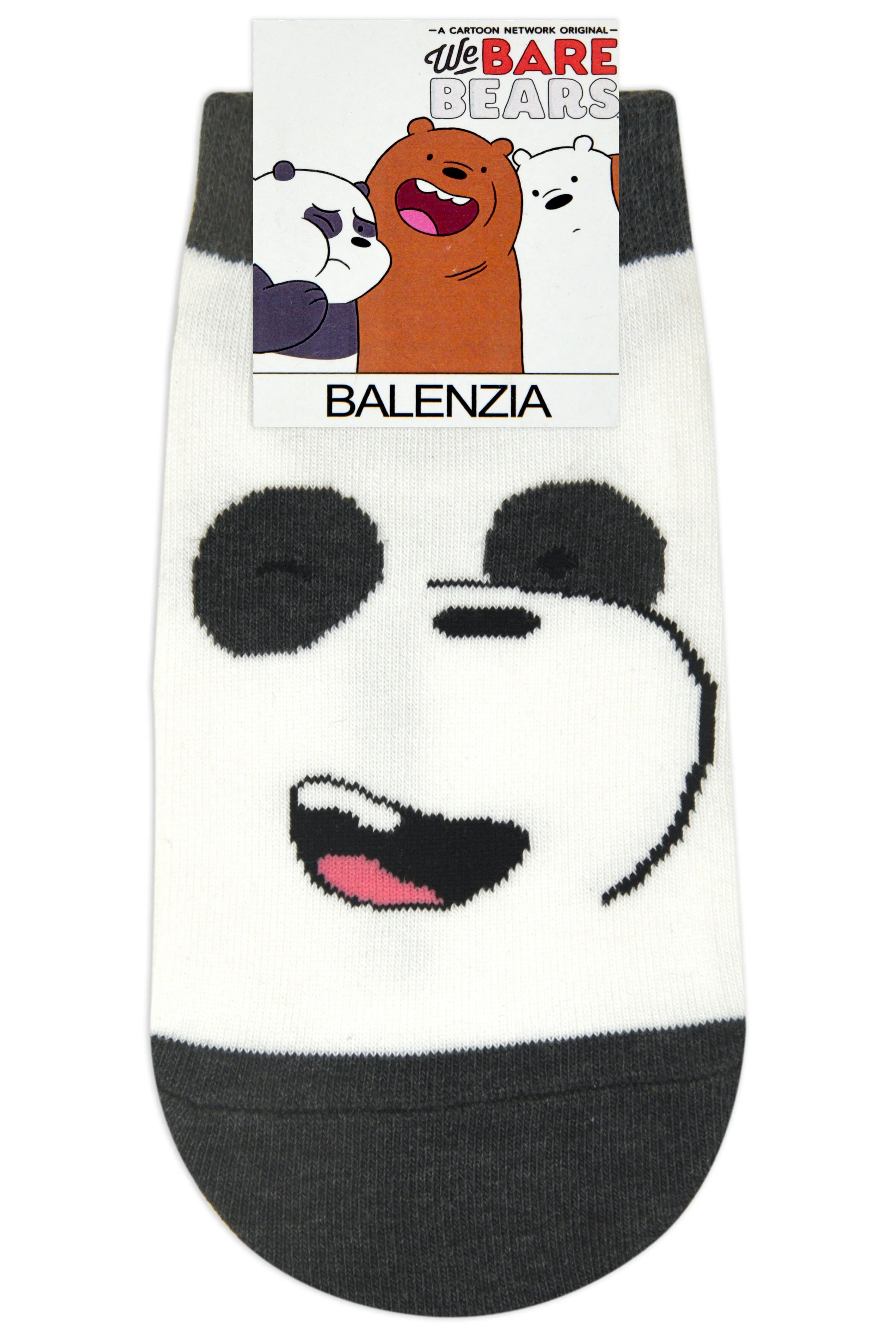 We Bare Bears By Balenzia Low Cut Socks for Kids (Pack of 3 Pairs/1U)(4-6 YEARS)