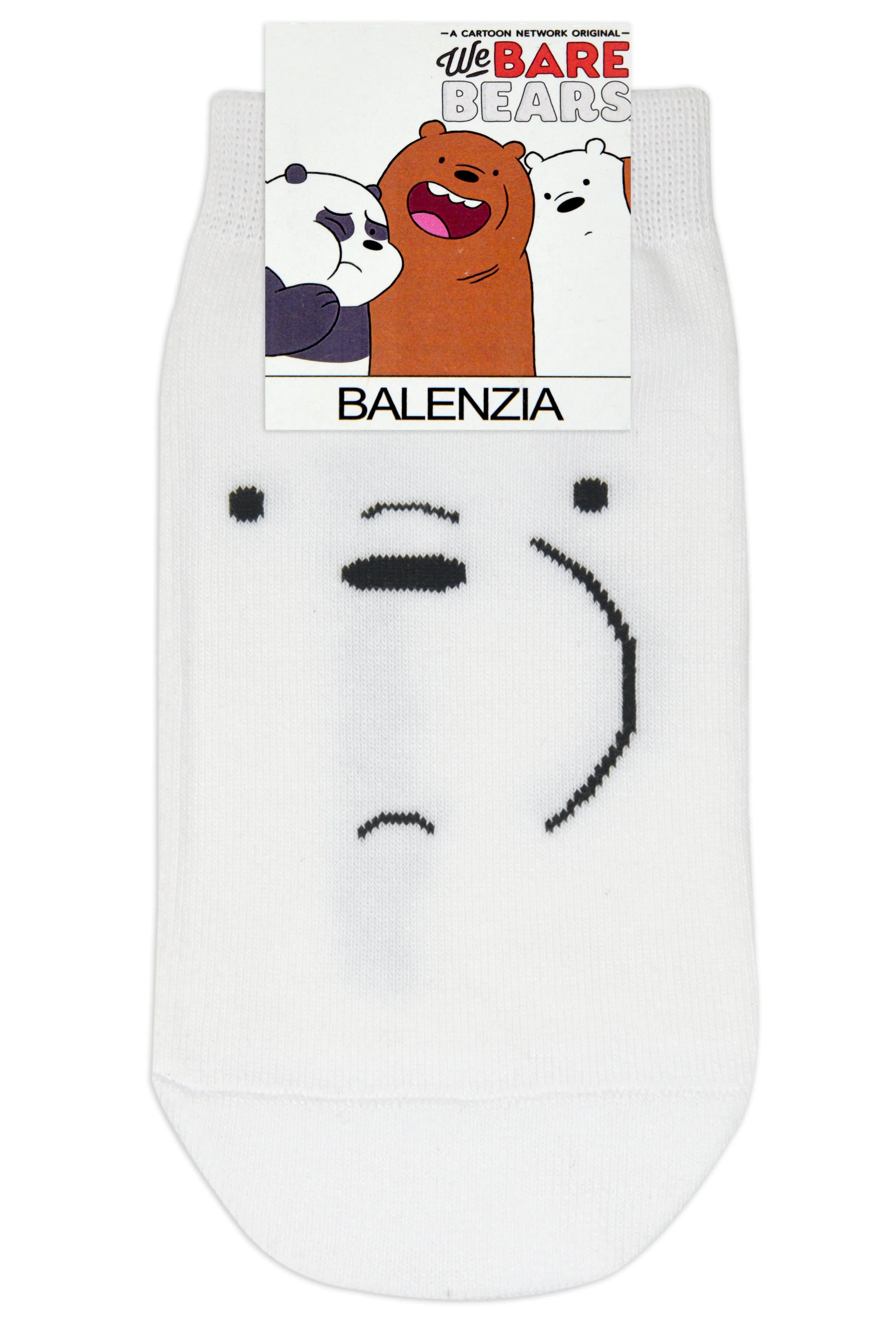 We Bare Bears By Balenzia Low Cut Socks for Kids (Pack of 3 Pairs/1U)(4-6 YEARS)