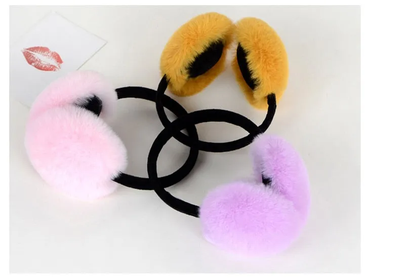 Winter Rabbit Fur Earmuff