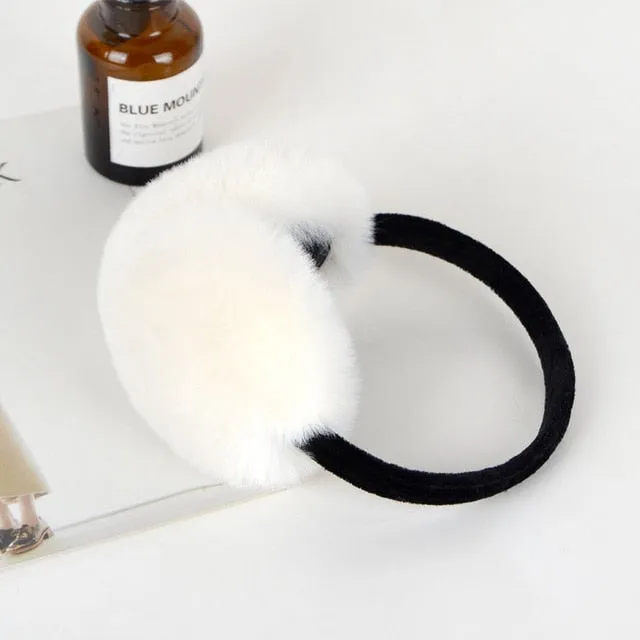 Winter Rabbit Fur Earmuff