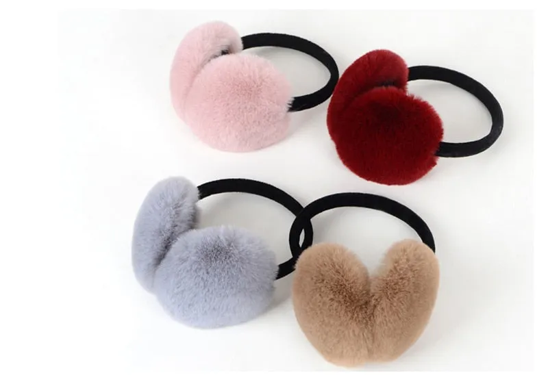 Winter Rabbit Fur Earmuff