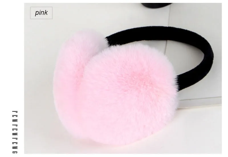 Winter Rabbit Fur Earmuff