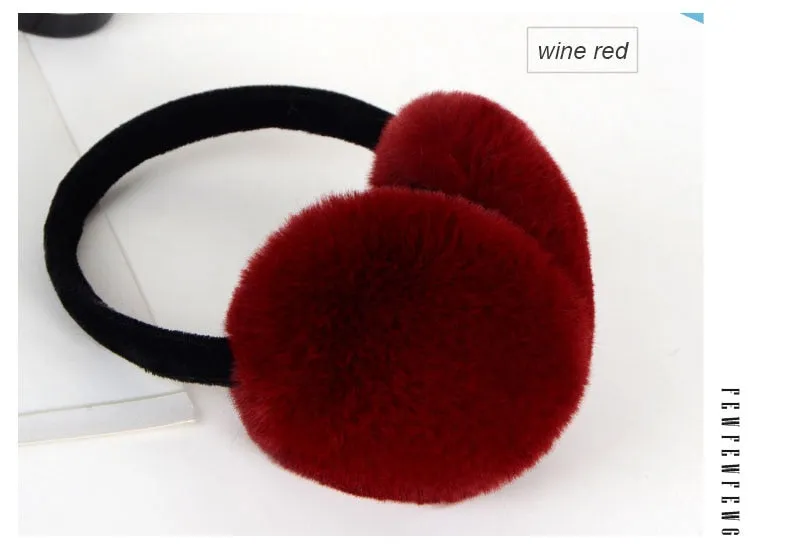 Winter Rabbit Fur Earmuff