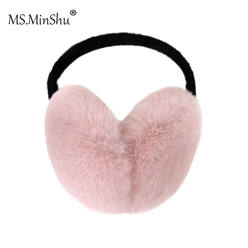 Winter Rabbit Fur Earmuff