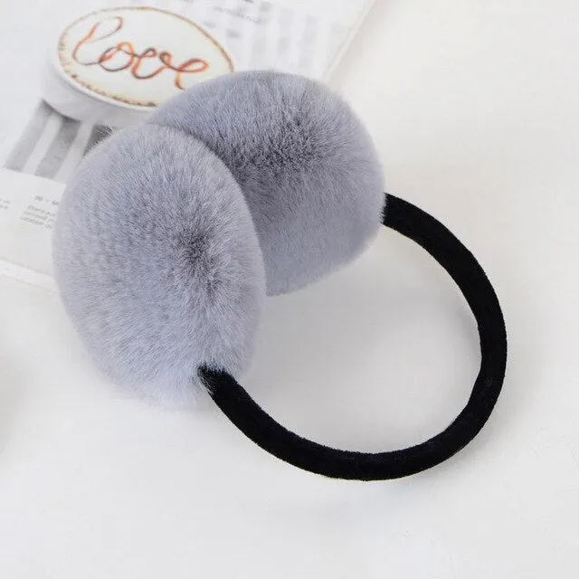 Winter Rabbit Fur Earmuff